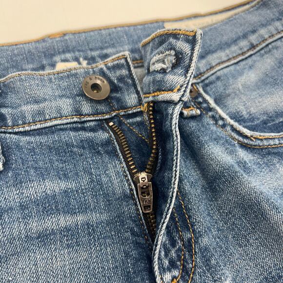 Rag & Bone Tomboy Jeans in West Village Womens 26 Blue Denim - Picture 5 of 7